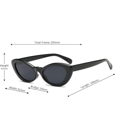 Men and women Oval Sunglasses Fashion Simple Sunglasses Retro glasses White Black $7.18 Oval