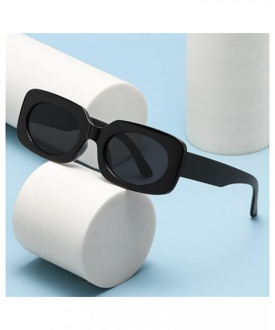 Small Frame Oval Outdoor Vacation Beach Sunglasses For Men And Women Trendy Commuter UV400 Sunglasses Gift B $18.88 Designer