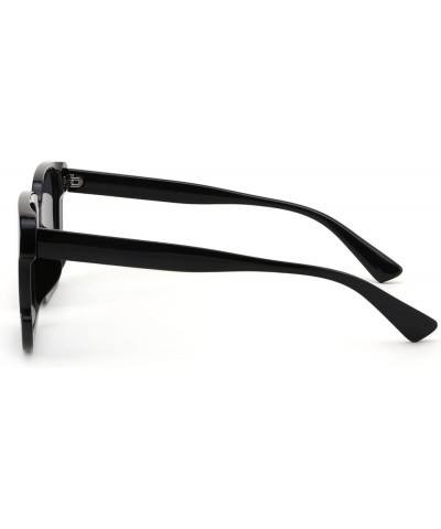 Rectangle Sunglasses for Women Men Trendy Retro Fashion Sunglasses UV 400 Square Fram K7134 001 Black $8.40 Rectangular