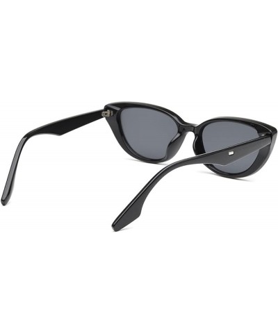 Metal Small Frame Retro Cat Eye Men and Women Outdoor Vacation Beach Sunglasses (Color : F, Size : 1) 1A $18.46 Designer