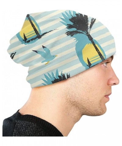 Skull Caps for Men Women Retro Beach $13.42 Designer