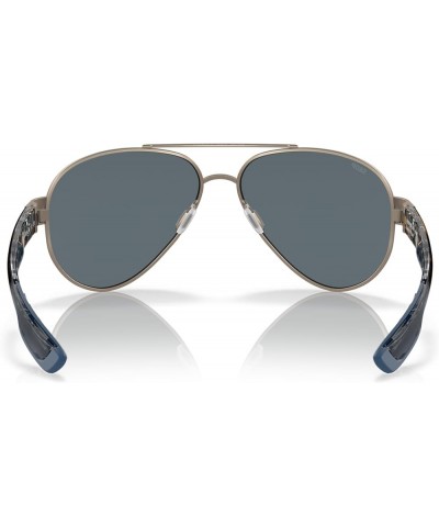 Men's South Point Aviator Sunglasses Golden Pearl/Blue Mirrored Polarized-580p $47.25 Designer