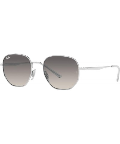 Rb3682 Square Sunglasses Silver/Gradient Grey $50.00 Square