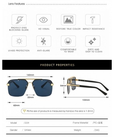 Men and Women Fashion Driving Sunglasses Outdoor Vacation Beach (Color : G, Size : Medium) Medium F $18.34 Designer