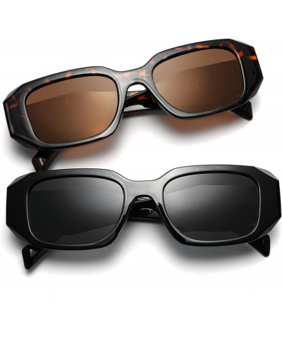 Trendy Polarized Sunglasses for Women Men, Polarized Lens UV Protection (A-13) Grey $7.79 Square