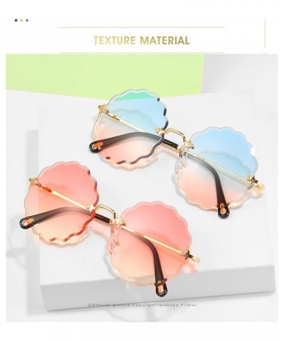 Frameless Fashion Women Sunglasses Vacation Party Sunglasses Gift (Color : 5, Size : 1) 1 2 $13.60 Designer