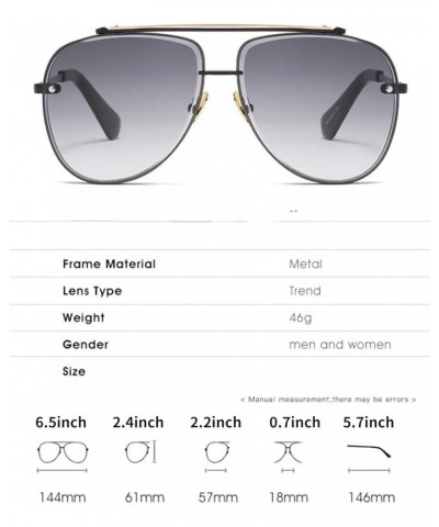 Aviator Classic Mirrored Sunglasses for Men Polarized Women UV Protection Lightweight Driving Fishing Sports Mens Silver/Silv...