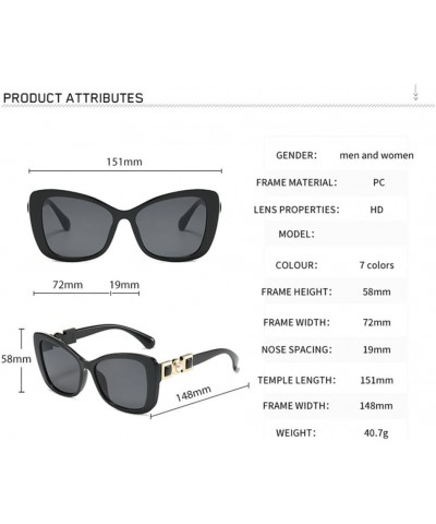 Women's Cat Eye Sunglasses Outdoor Street Show Sunglasses PC Large Frame Sunvisors 2 $19.95 Designer