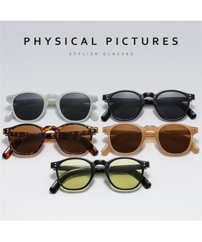 Men and Women Round Frame Fashion Sunglasses Vacation Beach Party Sunglasses (Color : 2, Size : 1) 1 3 $13.90 Round