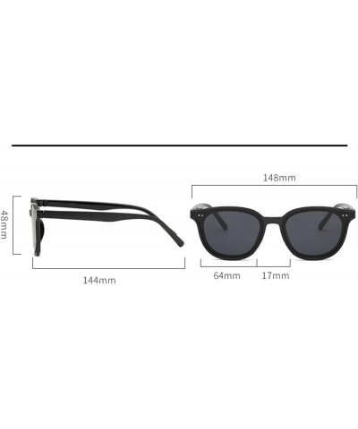 Men and Women Retro Street Shot Sunglasses, Outdoor Vacation Driving Glasses (Color : E, Size : Medium) Medium B $14.49 Designer