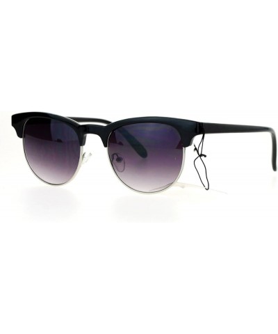 Designer Accent Top Unisex Sunglasses Classic Fashion Shades UV 400 Black (Smoke) $7.62 Wayfarer