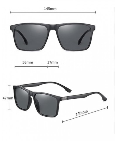 Fashion Men and Women Driving Sunglasses Polarized Outdoor Sun Shading Beach Vacation (Color : B, Size : Medium) Medium D $19...