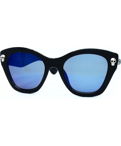 5209 Premium Oversize XXL Men Women Mirrored harley bike Style Retro Vintage Spike punk gotica Sunglasses Blue(mirror) $10.35...