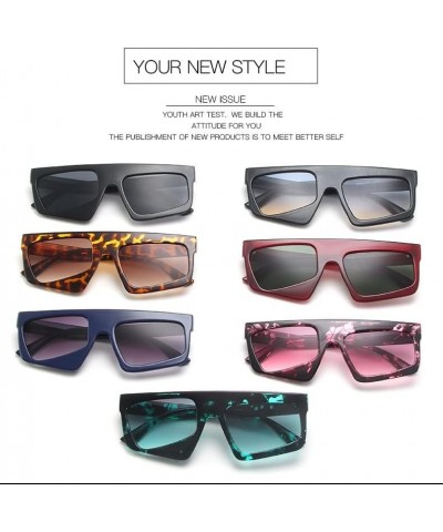 Fashion Street Shooting Men's and Women's Decorative Sunglasses (Color : E, Size : 1) 1 F $17.97 Designer