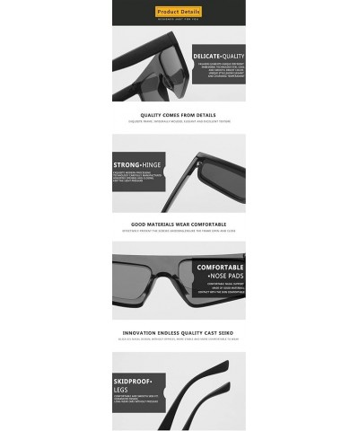 Fashion Street Shooting Men's and Women's Decorative Sunglasses (Color : E, Size : 1) 1 F $17.97 Designer