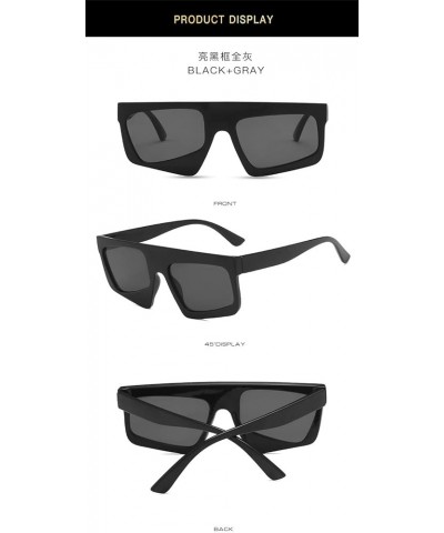 Fashion Street Shooting Men's and Women's Decorative Sunglasses (Color : E, Size : 1) 1 F $17.97 Designer