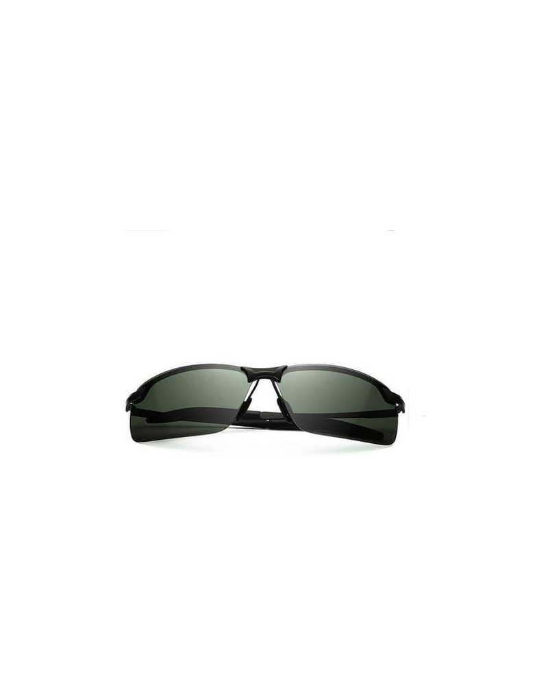 Men's Sports Style Polarized Sunglasses Driver Glasses By EYE LOVE,Glare Eliminating Black/Dark Green $11.20 Sport