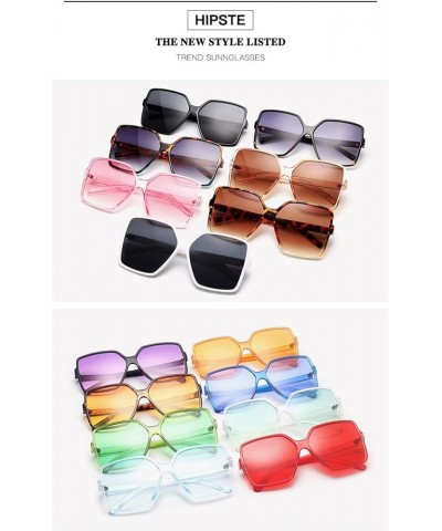 Fashion Large Frame Men and Women Sunglasses Outdoor Vacation Beach Decorative Sunglasses (Color : G, Size : 1) 1 N $13.51 De...