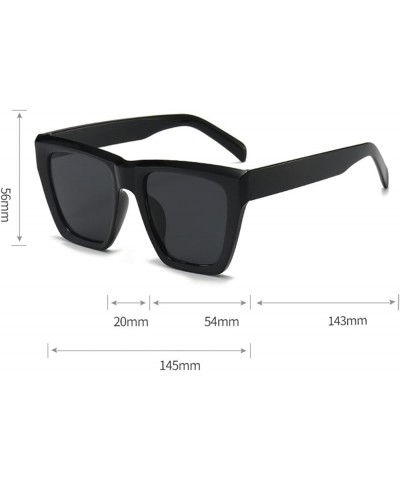 Polygonal Large Frame Retro Men's Sunglasses (Color : F, Size : 1) 1 E $16.57 Designer