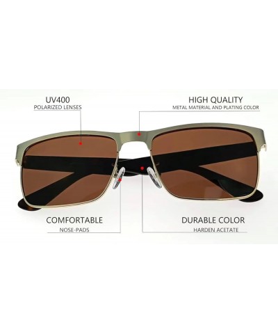 Sunglasses square Polarized UV Protection for men and women shades classic design Outdoor Glasses can optician's. Gold $25.83...