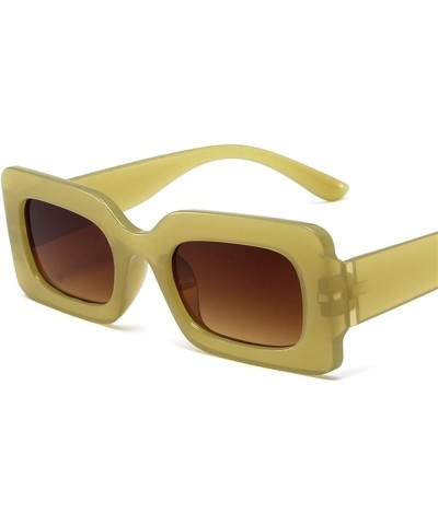 Retro Square Small Frame Hip-hop Sunglasses for Men and Women (Color : B, Size : 1) 1 C $15.58 Designer