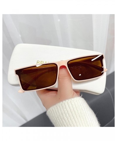 Square Fashion Small Frame Sunglasses Men and Women Decorative Outdoor Vacation Sunglasses (Color : 6, Size : 1) 1 5 $13.85 S...