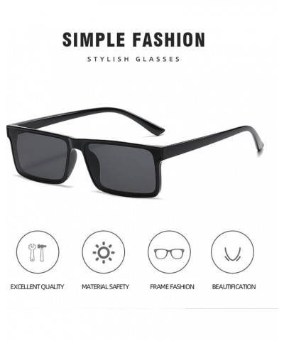 Square Fashion Small Frame Sunglasses Men and Women Decorative Outdoor Vacation Sunglasses (Color : 6, Size : 1) 1 5 $13.85 S...