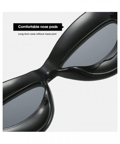 Lip Y2k Sunglasses For Women Unique Design Candy Color Cat Eye Sun Glasses Female Halloween Party Glasses Black $9.48 Designer