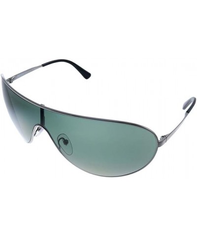 PR 55X AV72 Gunmetal Metal Pilot Sunglasses Green Lens $47.34 Pilot