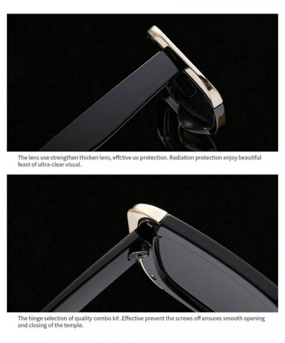 Trend Rectangle Small Frames Sunglasses New Women Men Punk Sun Glasses Tea $9.96 Square