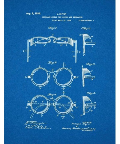 Antiglare Shield For Goggles And Sunglasses Patent Print (8" x 10") M12242 18" x 24" Blueprint $11.17 Designer