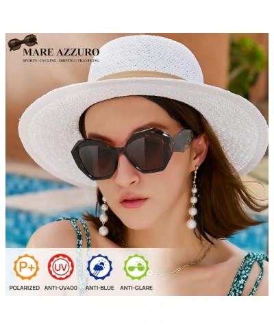 Oversized Polarized Sunglasses Women Men Driving Fishing Sports Sun Glasses UV400 Protection Party Beach Sunnies 16-5070 Tort...