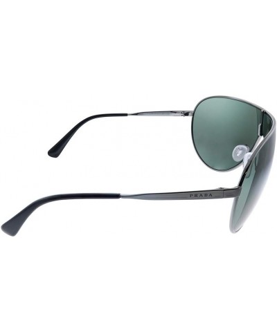 PR 55X AV72 Gunmetal Metal Pilot Sunglasses Green Lens $47.34 Pilot