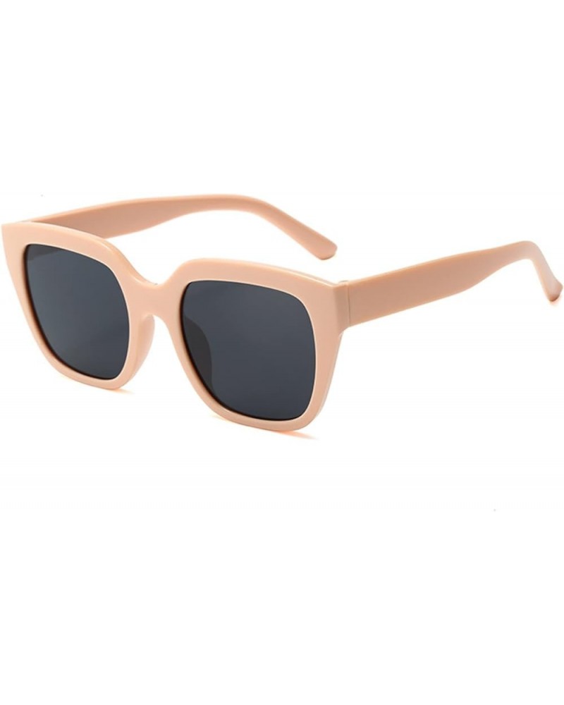 Retro Large Frame Men And Women Sunglasses Trendy Commuter UV400 Sunglasses Gift C $17.26 Designer