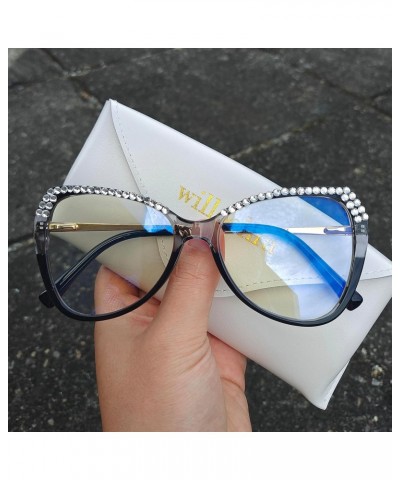 2pcs Transition Photochromic Bifocal Reading Glasses for Women Cat Eye Bling Rhinestone Reading Glasses $20.51 Designer