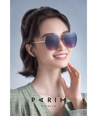 Oversized Sunglasses Womens Gafas De Sol Para Mujer Personalized Gradient sunglass Dark Gray $14.07 Rimless