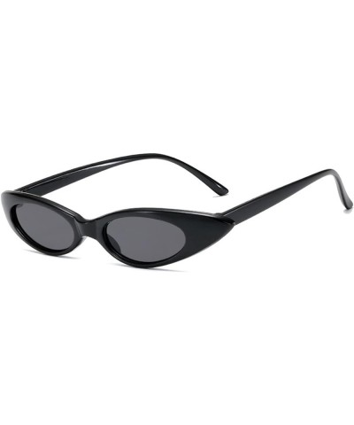 Retro Cat Eye Small Frame Sunglasses Men and Women Outdoor Vacation Sunshade (Color : F, Size : Medium) Medium A $21.39 Cat Eye