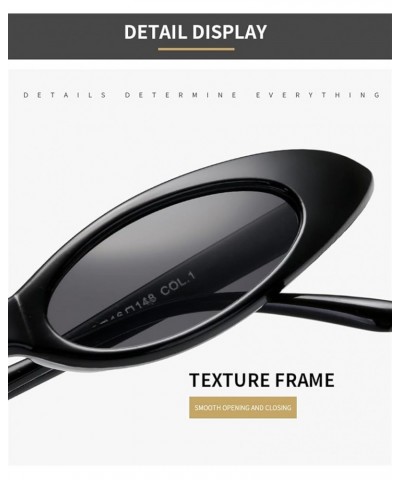 Retro Cat Eye Small Frame Sunglasses Men and Women Outdoor Vacation Sunshade (Color : F, Size : Medium) Medium A $21.39 Cat Eye