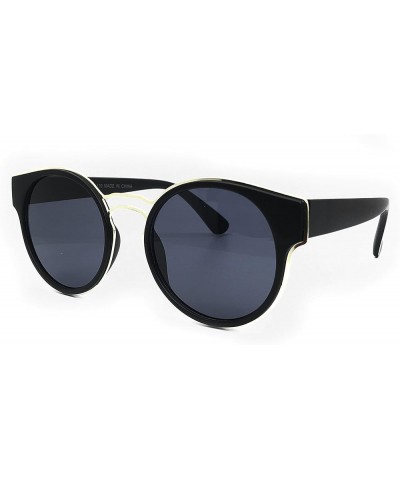 1110 Premium Oversized Retro Vintage Style Womens Mens Flat Sunglasses Matte Black $10.35 Oversized