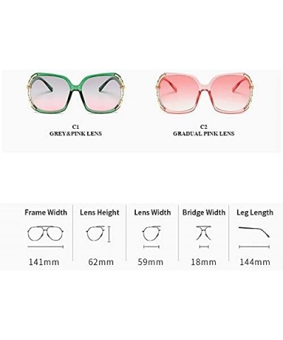 Fashion Square Sunglasses Men Women Vintage Female Ladies Sun Glasses Female 1-am9218-c2 $12.49 Rectangular