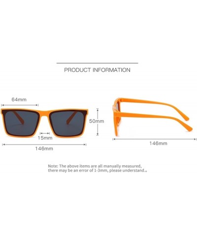 Men's Fashion Driving Square Simple Personality Sunglasses A $48.00 Designer