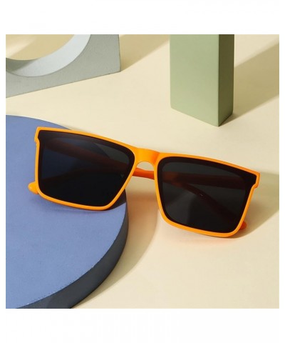 Men's Fashion Driving Square Simple Personality Sunglasses A $48.00 Designer