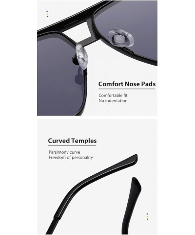 Large Frame Metal Men And Women Sunglasses Retro Trendy UV400 Sunglasses Gift D $16.61 Designer