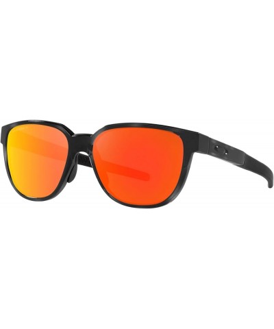 Men's Oo9250 Actuator Rectangular Sunglasses Black Tortoise/Prizm Ruby Polarized $100.80 Rectangular