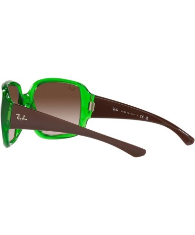 RB4347 Powderhorn Square Sunglasses Transparent Green/Brown Gradient $54.09 Square