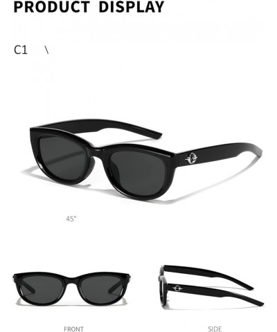 Small Cat Eye Retro Fashion Sunglasses For Men And Women B $11.53 Cat Eye