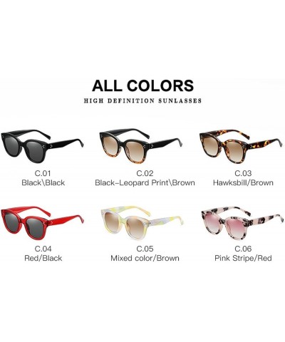 Oversized Leopard Sunglasses for Women Men, Trendy Square Frame with Rivets UV Protection Lens leopard $9.33 Square