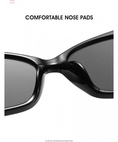 Cat Eye Retro Sunglasses for Men and Women (Color : D, Size : Medium) Medium B $17.02 Designer