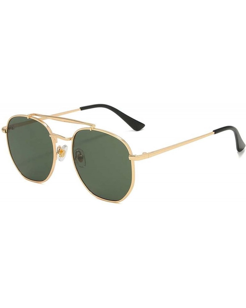 Metal Men's and Women's Sunglasses, Outdoor Street Shooting Holiday Beach Glasses (Color : A, Size : Medium) Medium B $19.72 ...