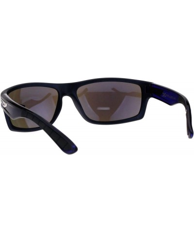 Xloop Sports Fashion Mens Sunglasses Rectangular Frame UV 400 Blue (Blue Mirror) $9.57 Rectangular